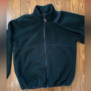L.L. Bean Green Fleece Sweater